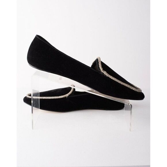 Zara Home Christmas Womens Jeweled Slippers Loafer - Picture 3 of 9